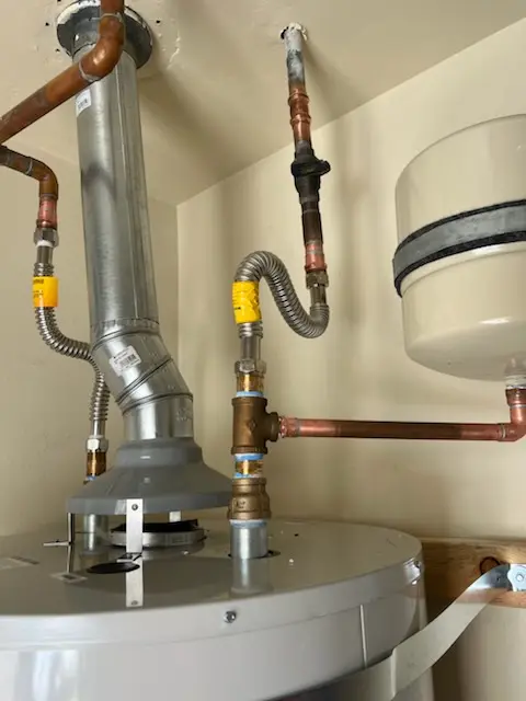 Water heater installation and plumbing repair in Clinton Township