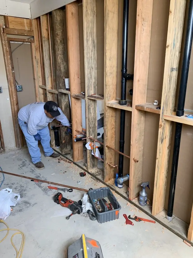 Commercial rough-in plumbing for Water Heater Replacement in Clinton Township
